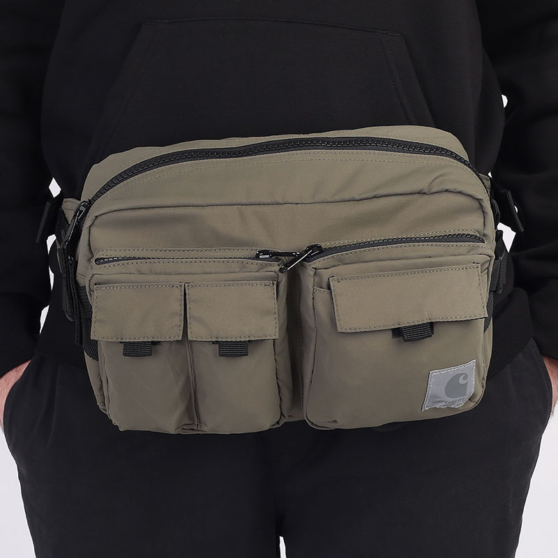 Сумка Carhartt WIP Elmwood Hip Bag (I026281-moor)  - цена, описание, фото 3
